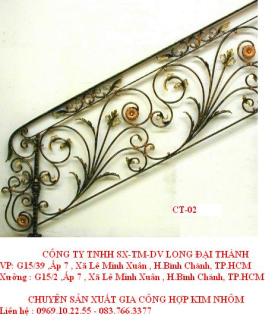 CẦU THANG NH&Ocirc;M Đ&Uacute;C  CT -02