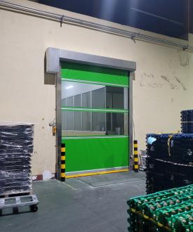 CỬA CUỐN NHANH M&Agrave;U XANH L&Aacute; 07