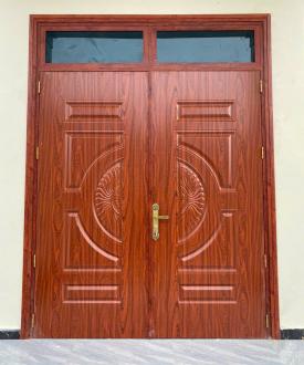 CỬA NH&Ocirc;M V&Acirc;N GỖ 2 C&Aacute;NH 04