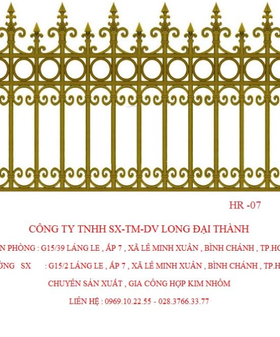 H&Agrave;NG R&Agrave;O HỢP KIM NH&Ocirc;M HR-07