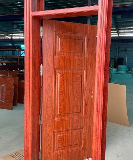 CỬA NH&Ocirc;M V&Acirc;N GỖ 1 C&Aacute;NH 01